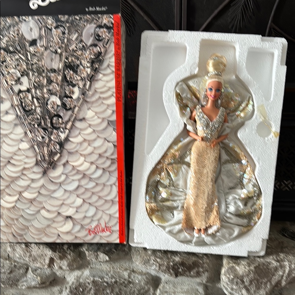Gold and Silver Collectible Doll